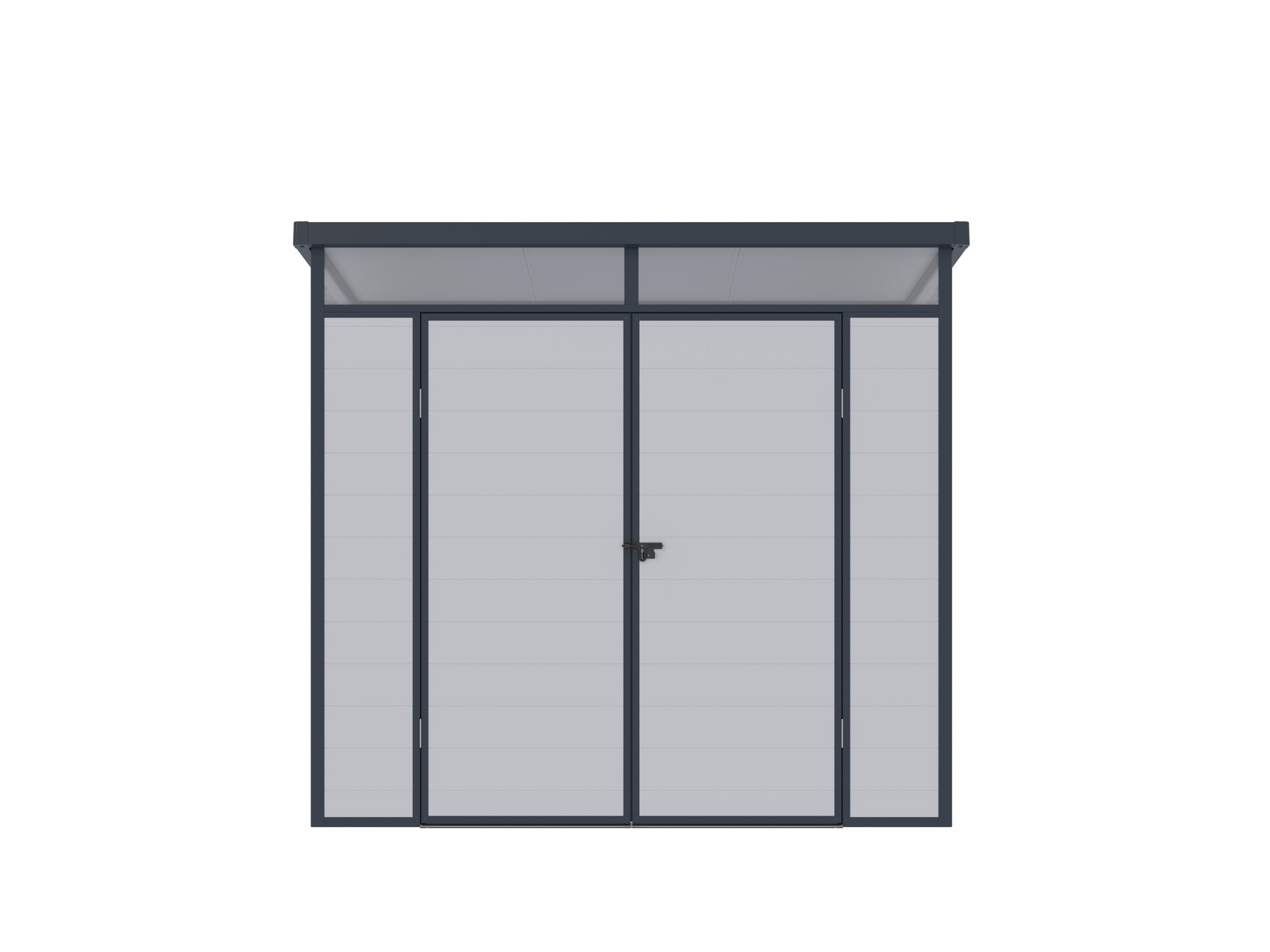 lotus-canto-pent-plastic-shed-8x6-grey-simpsons-timber